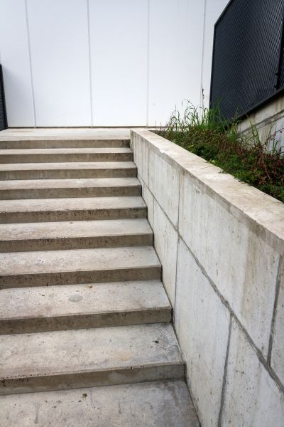 Cement Stair Installation in Santa Barbara