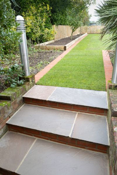 Backyard Steps Installation in Santa Barbara