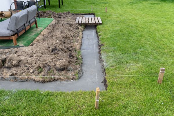 Cement Footer Installation in Santa Barbara